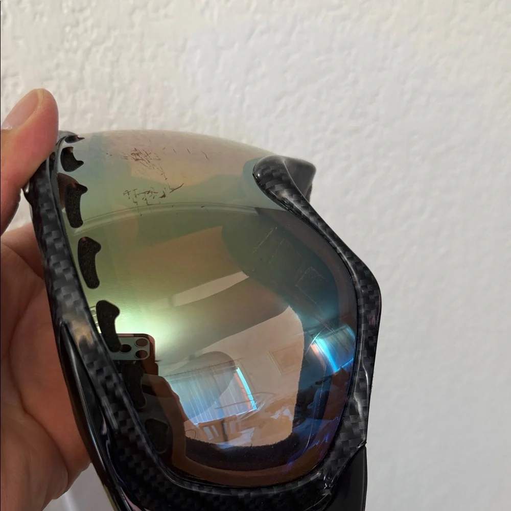 Oakley Black and Gold Face Mask Goggles